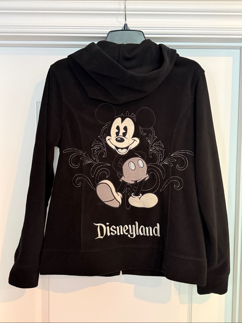 Disney Parks Authentic Original Mickey Fleece Zip Hoodie